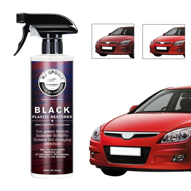 Plastic Restorer Back To Black Gloss Coating Agent Car Plastic Rubber  Exterior Repair Polish Clean Restoration Kit Car Detailing - AliExpress