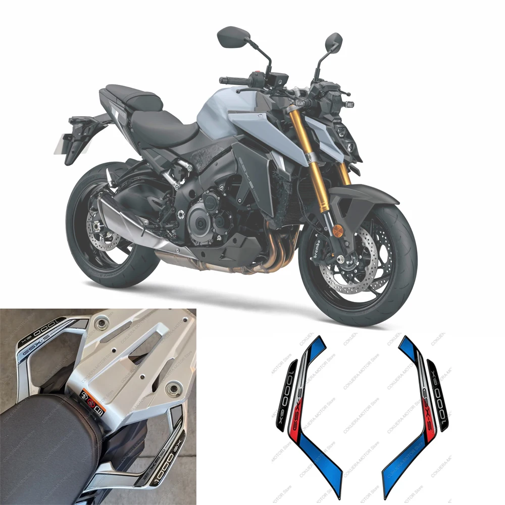 

3D наклейки на мотоцикл, защитные ручки для GSX-S 1000 GX 2024, 3D гелевые защитные наклейки из смолы, наклейки