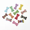 50Pcs Bone For Dog DIY Wooden Buttons For Clothing Decorative Buttons Scrapbooking Accessories Sewing Craft Supplies 13*25mm 1