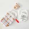 Korean Baby Diaper Bag Canvas Mommy Makeup Bag Canvas Newborn Baby Bottle Bags Travel Stroller Storage Bags 5