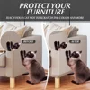 Furniture Scratch Guard,Premium Flexible PVC Protector with Pins for Dog Cat Claws, Stops Scratching Pet Furniture Protector 2