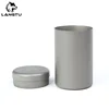 Pure Titanium Tea Caddy  Travel Portable Mini Camping Vehicle Tea Canister 4