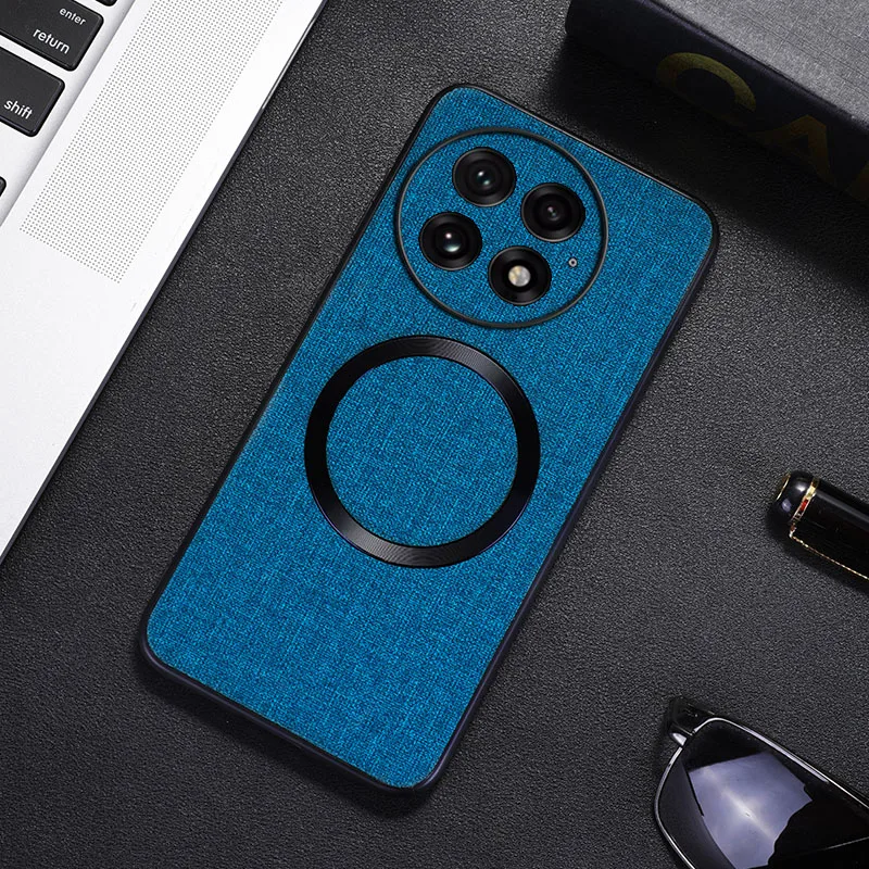 Magsafe Clothing Design Anti-Shock PU Leather Hard Case, Magnetic Attachment
