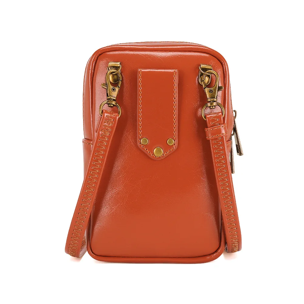 women's bag punk motorcycle bag PU leather ladies Shoulder Bags messenger bag outdoor leisure phone bag wallet card holder