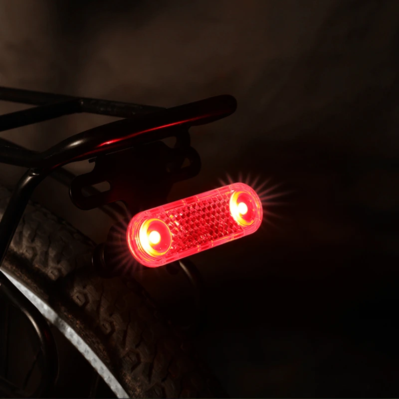 Rechargeable Bicycle Rear Light Smart Brake Warning Rear Shelf W12b