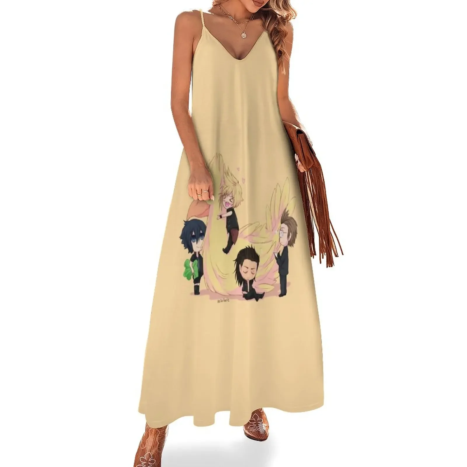 

Chocobros Sleeveless Dress evening dress long dress women