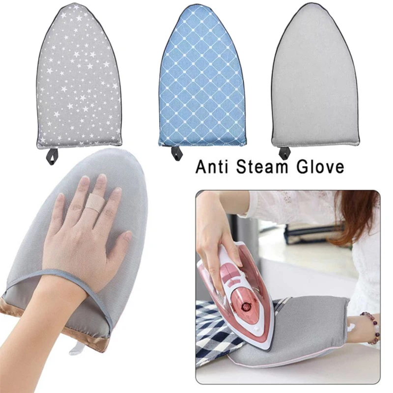 Handheld Mini Ironing Pad Sleeve Ironing Board Holder Heat Resistant Gloves Hanging Ironing