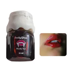 Black - Red Dark Matte Lip Gloss: Moisturizing Waterproof Tint Bundle (RippediCuts)