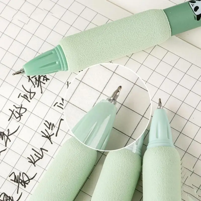 4 Pcs 개폐식 젤 잉크 펜 0.5mm 파인 포인트 검정 잉크 리필 형 사무실 쓰기 펜 학생 쓰기 메모 Dropship 복용