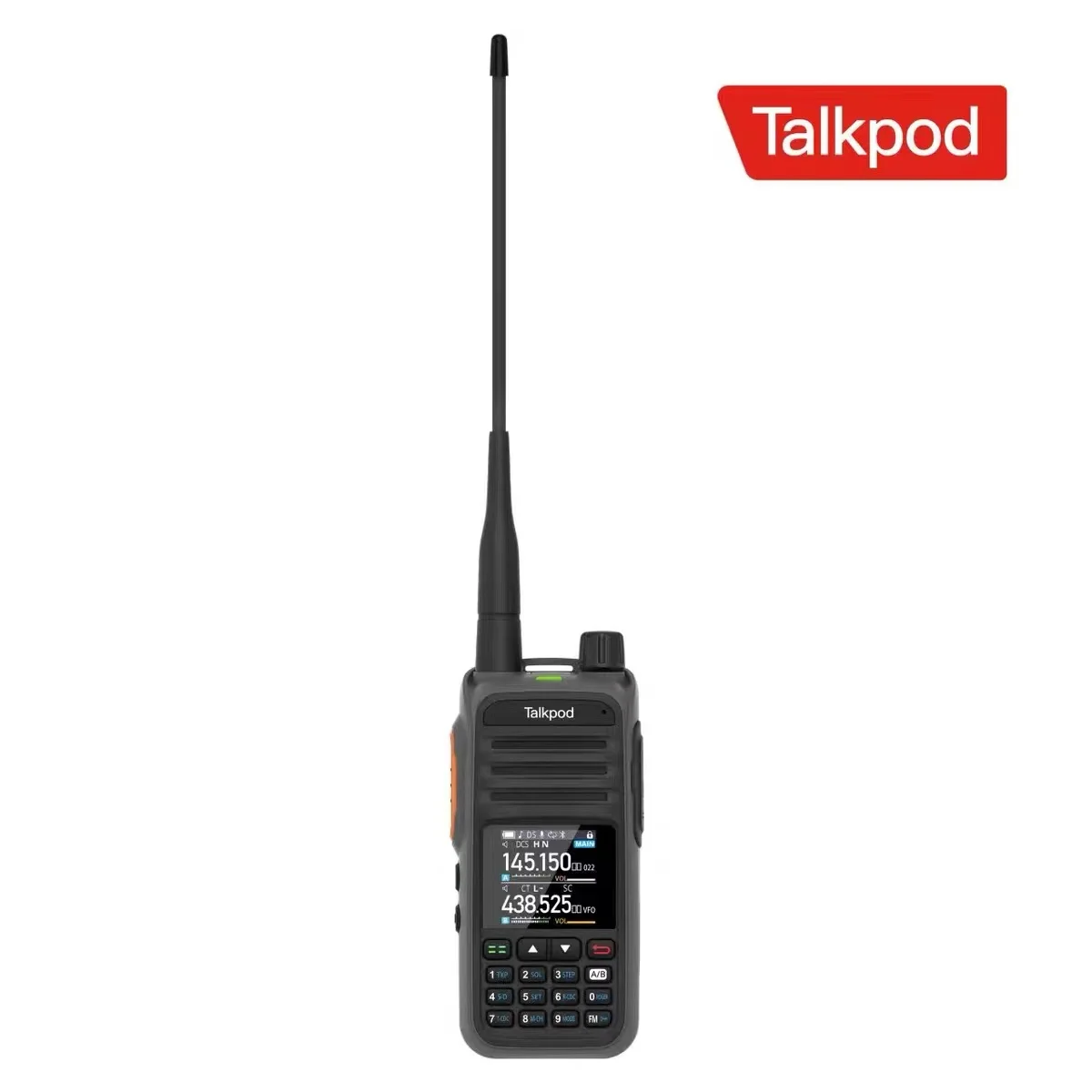 Talkpod New A36 Plus Walkie Talkie 5W Dual Band VHF UHF DTMF CTCSS DCS Type C Port Keyboard Wireless HAM FM Radio