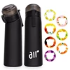 1pc Air Water Bottle With 1pc Random Bear Flavor Pods Portable Transparent Water Cup With Straw Leak Proof Outdoor Sports Cups