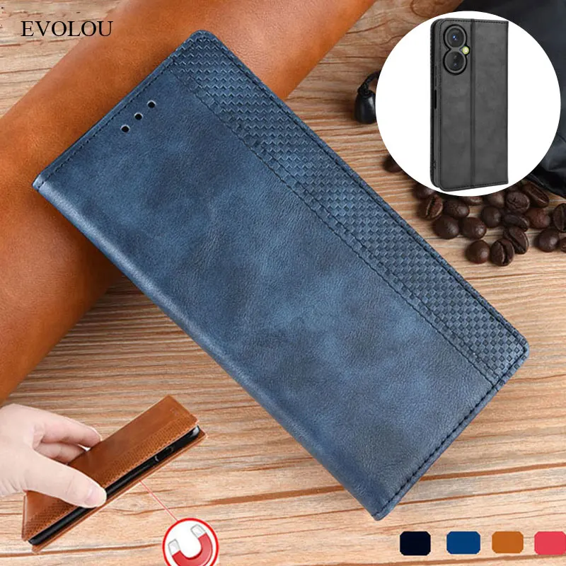 Per Infinix Hot 30 30I 30Play Leather Retro Magnetic Book Flip Phone Cover Per Infinix Hot 30 20S 12 Pro 11S Portafoglio Phone Bag