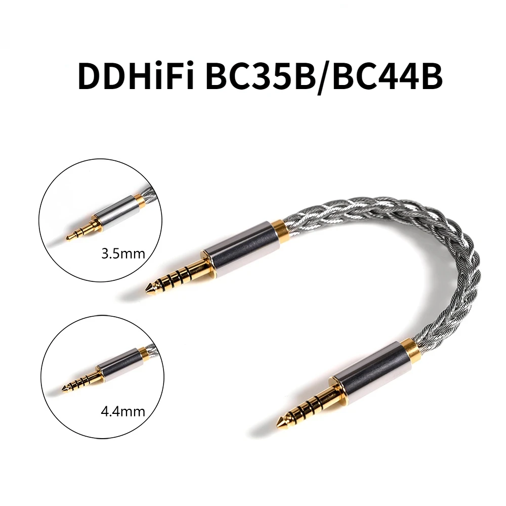 

DDHiFi Nyx Series BC35B (3.5mm Stereo Audio Cable) / BC44B (4.4mm Balanced Audio Cable) Male to Male Aux Cable