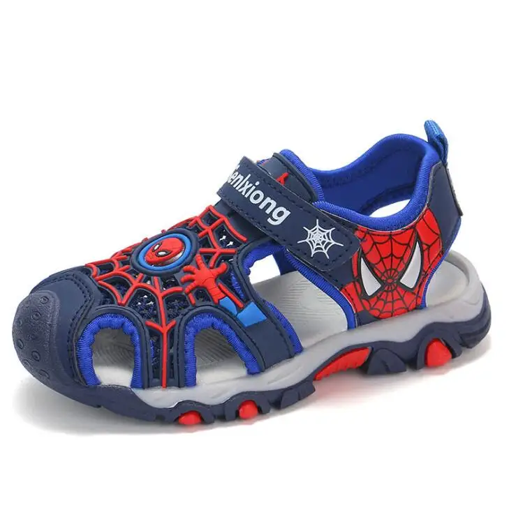 Baby Boys Sandals Shoes Spiderman Beach Kids Sandals Shoes Cartoon Spiderman Boys Sandal Baby Sandals  Toddler Kids Sandal best children's shoes Children's Shoes