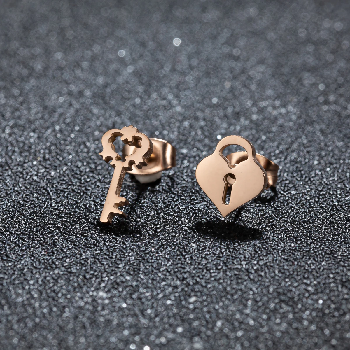Edelstahl Ohrring Geschlecht Symbol für Liebhaber Ohr Piercing Ohr stecker Valentinstag Schmuck Party Geschenk Brinco Coracao – Detail 3