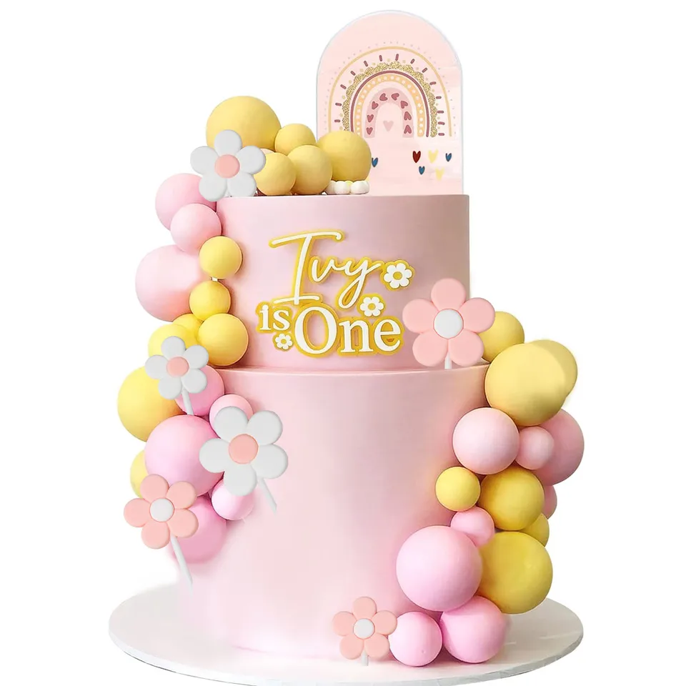 20 Decorazioni Per Torte A Forma Di Palloncino – Mini Sfere Dorate Con Bastoncino, Perfette Per Compleanni E Matrimoni