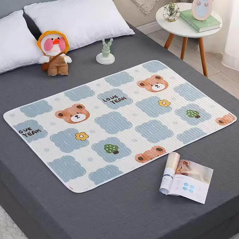 통기성 방수 월경 패드 학생 기숙사 침구 세탁 가능한 위생 패드 사계절 범용 먼지 방지 패드