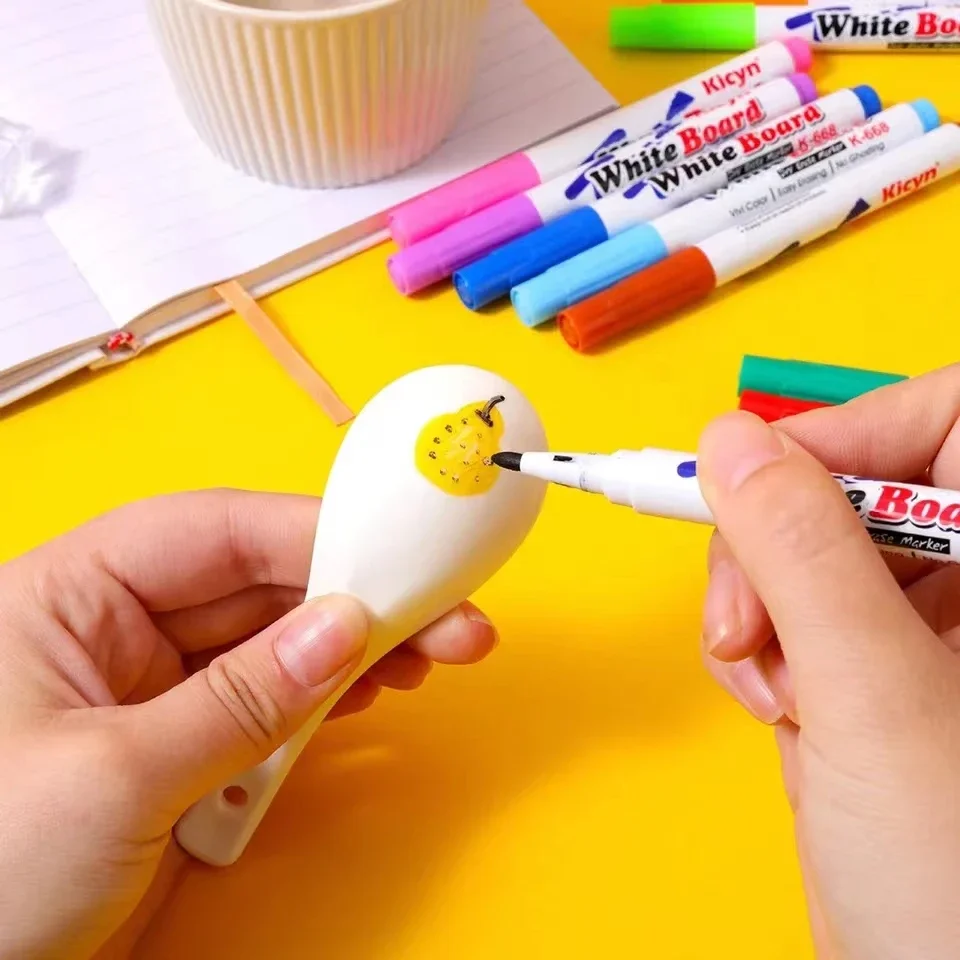 Water Floating Pen Magical Ink Pens Suspension Whiteboard Markers Kids Educational Painting Marker 8/12 Colors white marker pens,markers pen,permanent markers,art marker pen,art markers,marker pens,whiteboard markers,paint marker pen,paint pen