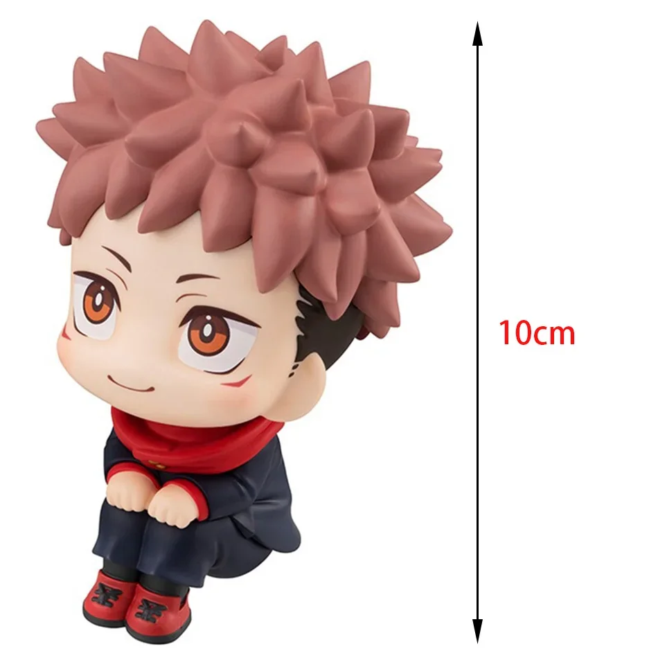10cm Jujutsu Kaisen Q‑Sitting Anime Figure PVC Collectible, Charming Car & Desktop Decor Gift