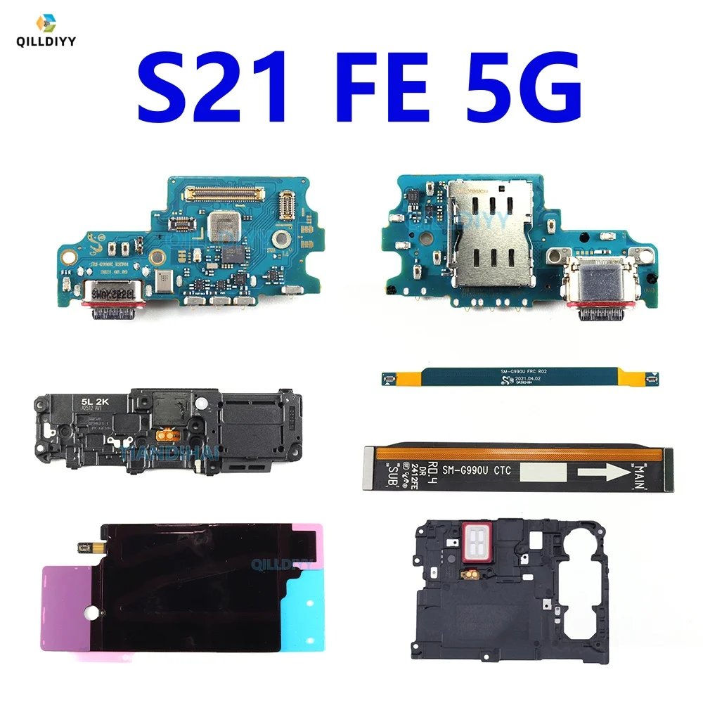 Samsung Galaxy S21 FE Essential Connectivity & Audio Flex Cable Set with Charging Capability