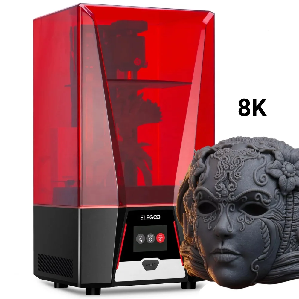 

Elegoo Wholesale 8K High Quality Saturn 2 Large 8K Industrial Resin LCD 3D Printer