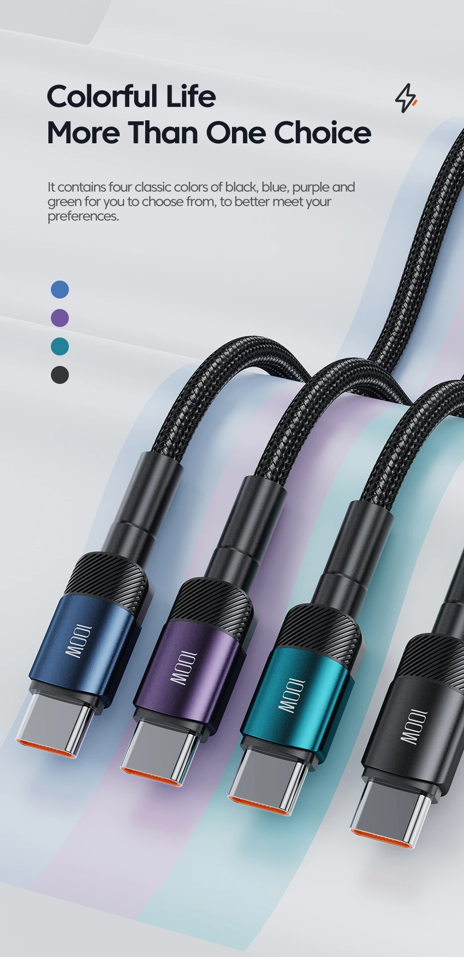 توكي يو إس بي نوع سي كابل شحن سريع يو إس بي سي سلك شاحن لفون 15 14 13 12 11 وهواوي P40 P30 Realme Oppo Oneplus 1m 2m