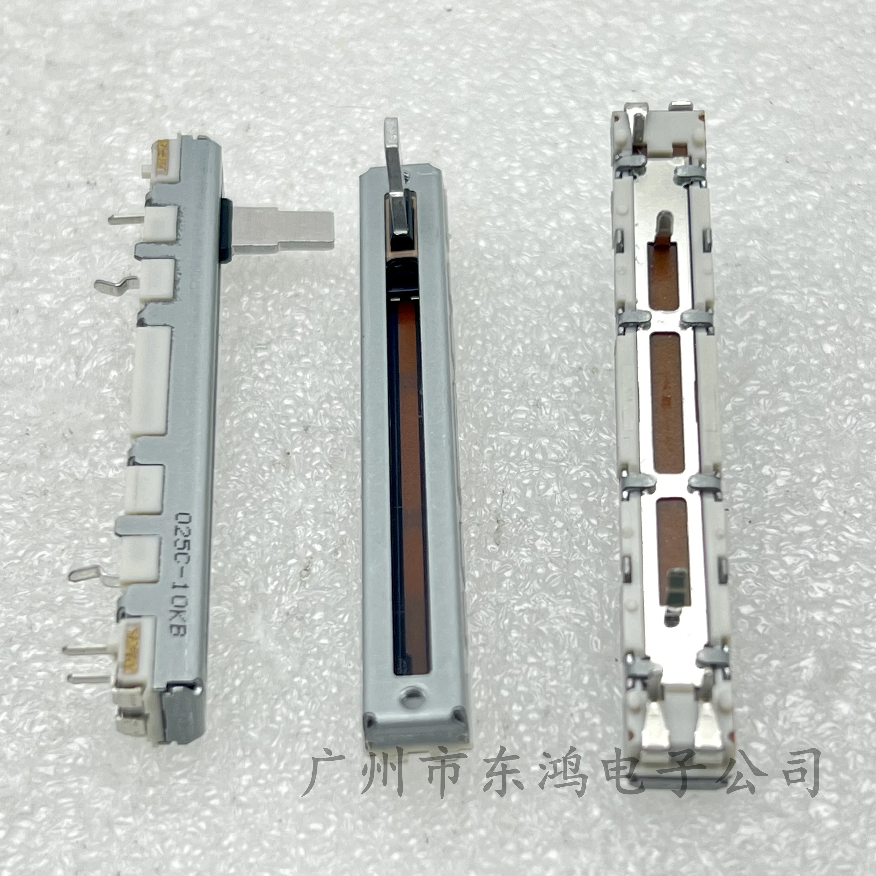 ALPS 60MM straight slide potentiometer linear potentiometer adjustable resistor B10K shaft length 10MM 3 feet 1 PCS
