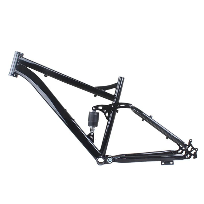 Shock-absorbing Frame For Mountain Bike MTB Disc Brake High Carbon Steel Modified Bicycle Parts 26 in
