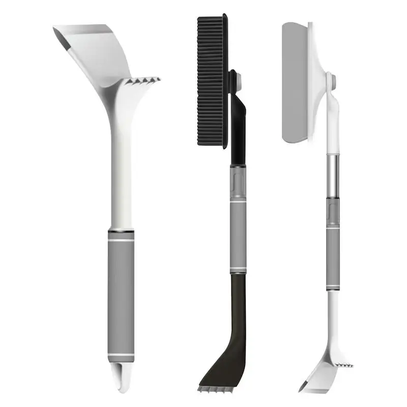 Car Snow Brush Window Snow Scraper with Ergonomic Grip Winter Window Tool Multifunctional Scraper for Cars Trucks SUVs