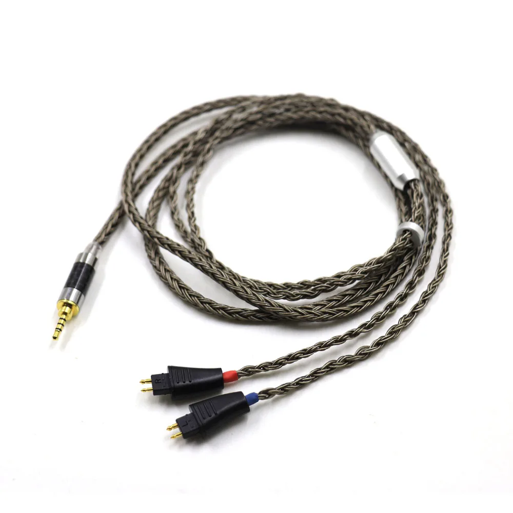 Cavo Per Cuffie Intrecciato Argento Rame Pcocc 16 Core Th610 Th900 Mk2 Th909 Xlr/2.5/4.4Mm Cavo Di Aggiornamento Cuffie