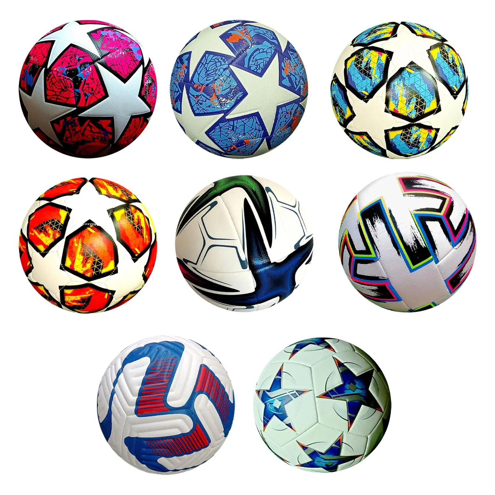 Ballon De Football Taille 5 Noir Et Doré – Cuir Synthétique, Imperméable – Pour Intérieur/extérieur, Jeunes Et Adultes – Idéal Match, Entraînement, Cadeau