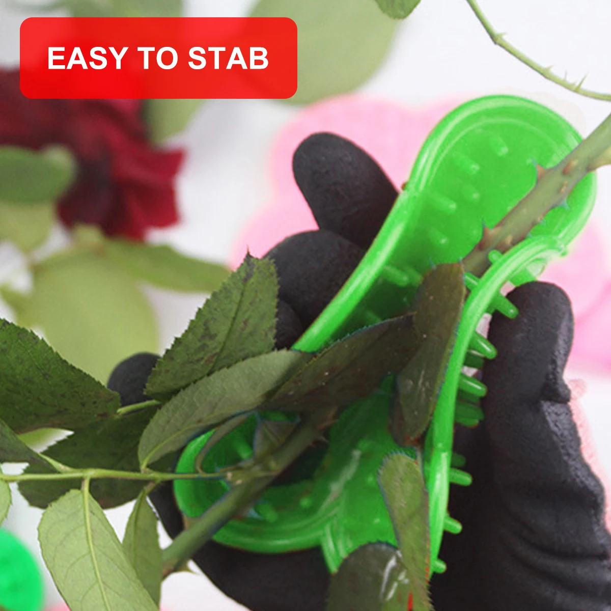 Description Picture 6 of item3 Set Rose Leaf Thorn Strippers Flower Branch Pruning Pliers Gloves Remover Metal Portable Garden Removing Burrs Hand Tool