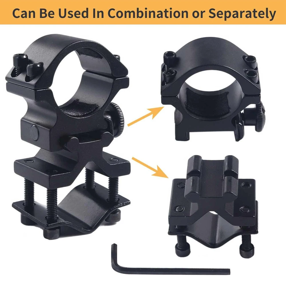1PCS Flashlight Mount Laser Sight Mount Barrel Adapter Clip Hunting Accessories