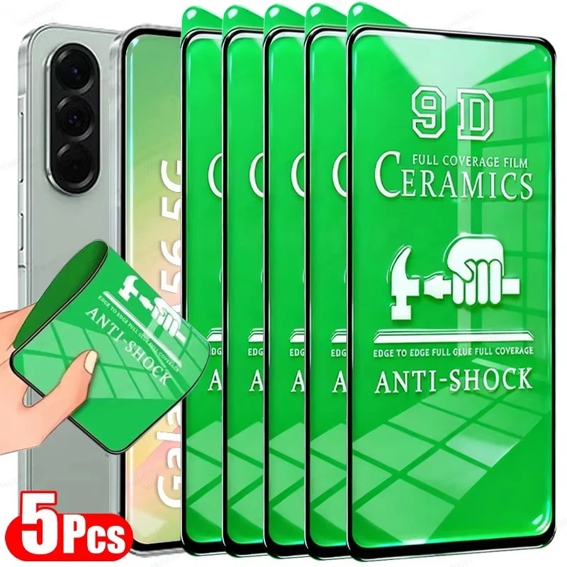 5-Pack Clear Ceramic Screen Protector Film