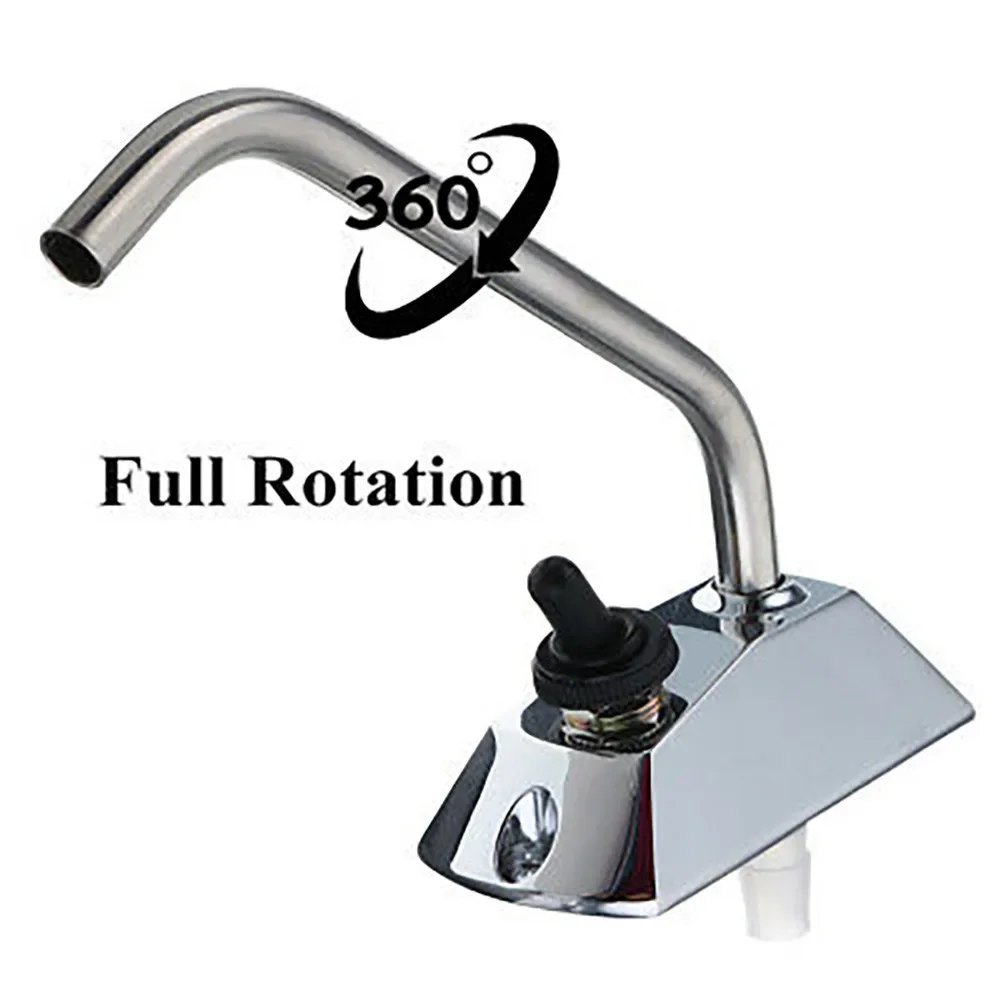 

1x Car 12V Galley Electric Water Pump Tap Faucet Water Tap With Switch For Caravan Boat Motorhomes RV 90x43x121mm Interior Parts