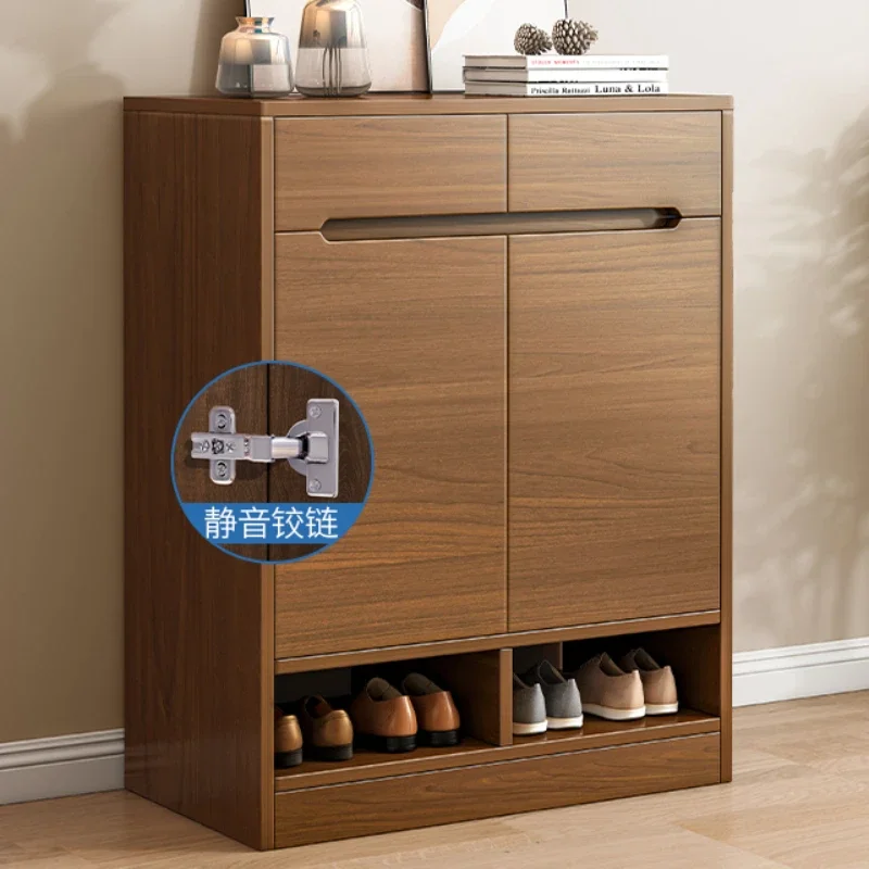 

Wooden Simple Household Modern Shoes Cabinet Multi Layer Dustproof Door Shoes Cabinet Dorm Armario De Zapatos Home Furniture QF