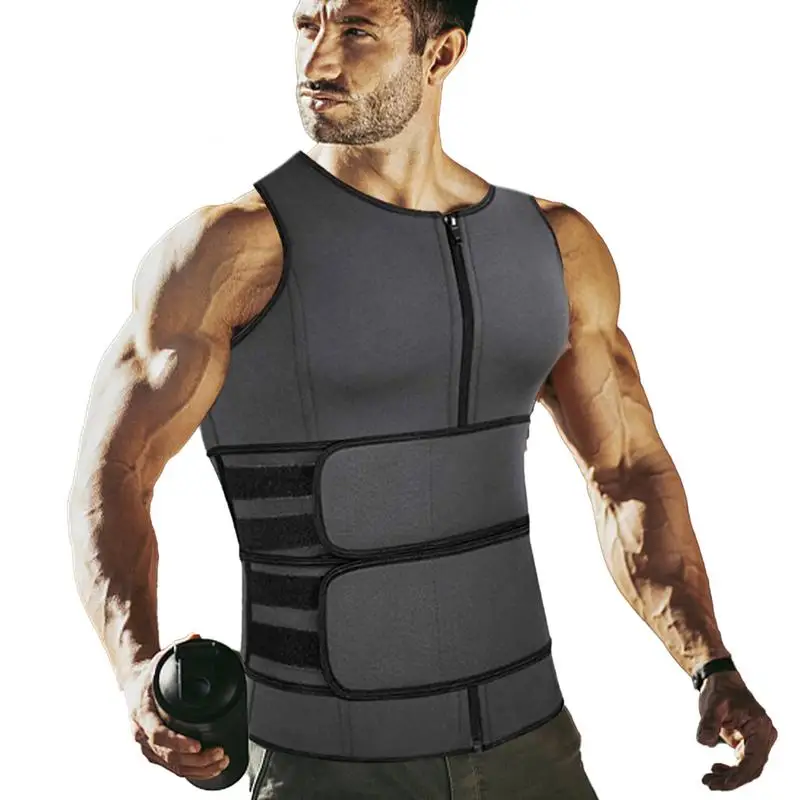 

Men Body Shaper Body Shaper Mens Shapewear Comfortable Tank Top With Double Waistband Sports Vest Compression Shirt