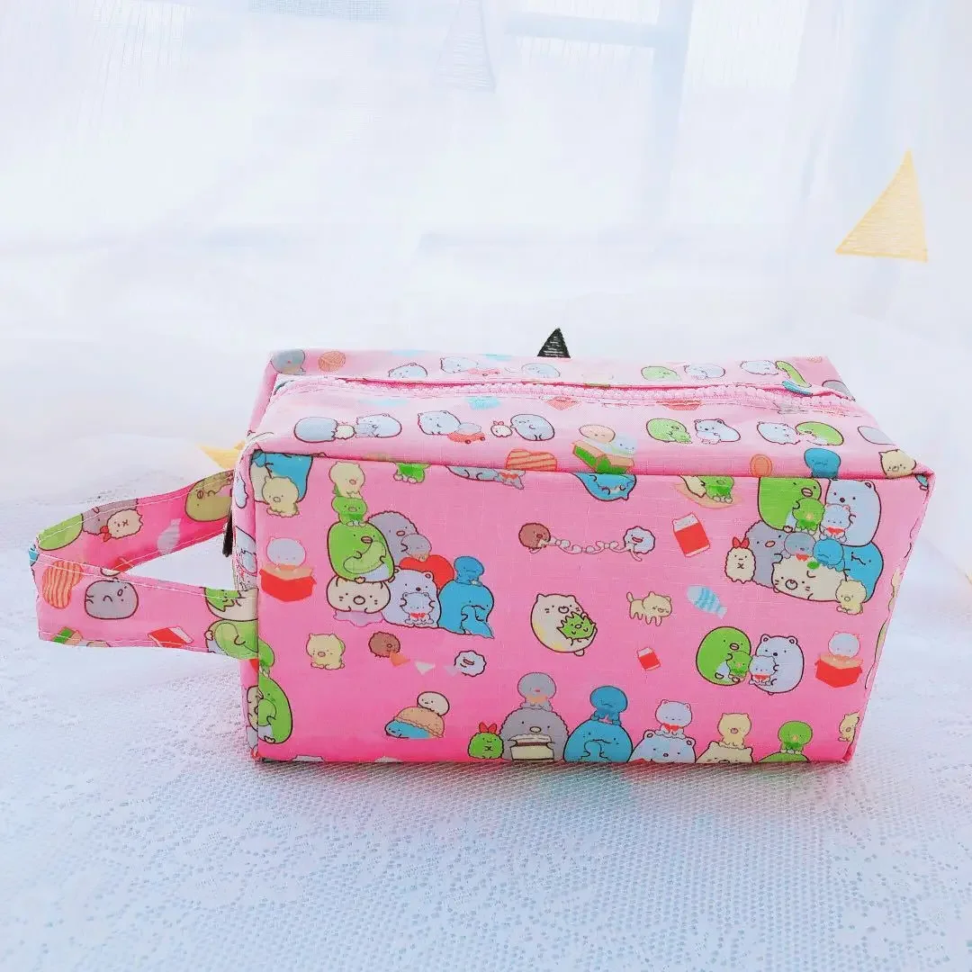Cartoon Doraemon waterproof cosmetic bag wash bag storage bag girl handbag 3