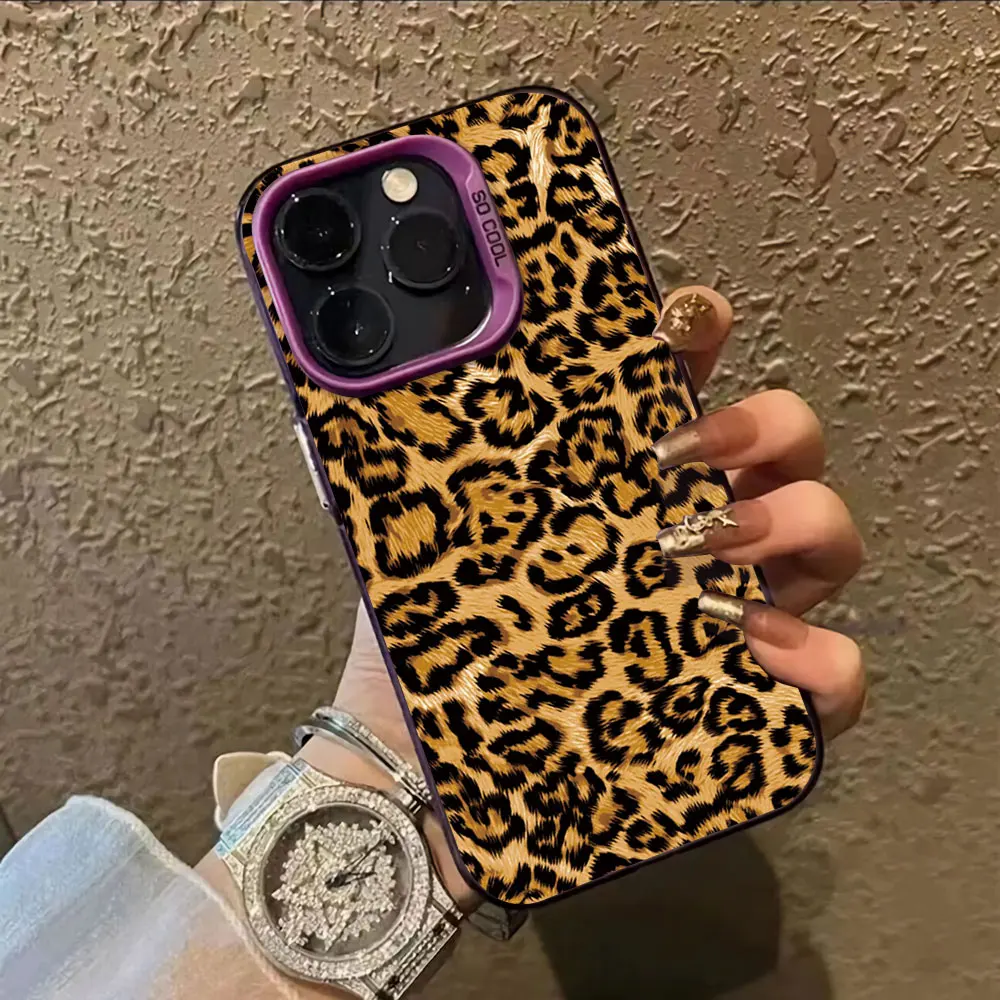 Luxury Leopard Print Shockproof Phone Case