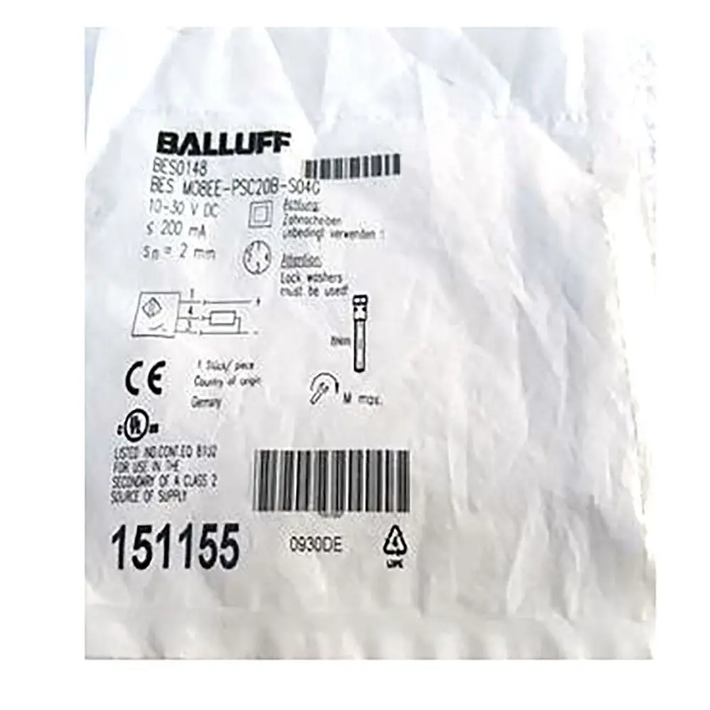 

BALLUFF BES M08EE-PSC20B-S04G(BES0148) Индуктивные стандартные датчики PNP New ✦KD