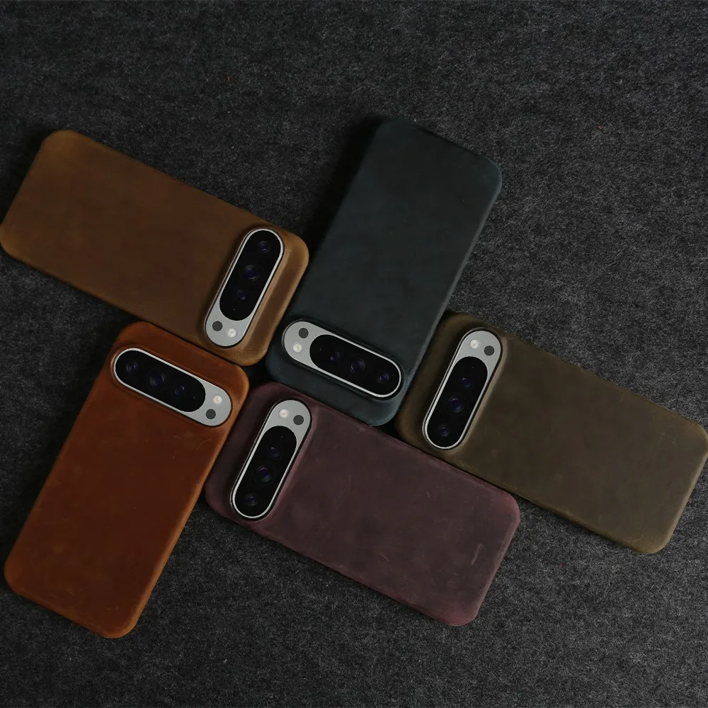 Premium Genuine Leather Shockproof Phone Cover