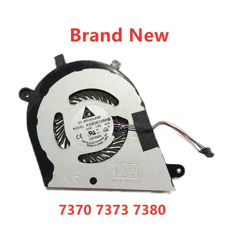 Brand New Laptop Cpu Cooling Fan Radiation For Dell Inspiron 13 7370