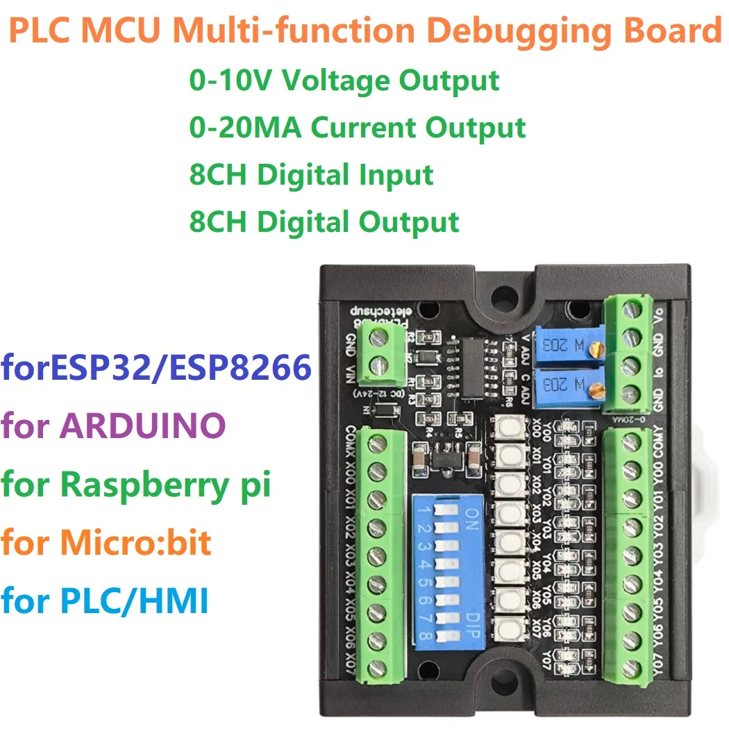 DAC ADC 디지털 아날로그 출력 모듈 엔트리 레벨 개발 도구 8DI-8DO-..