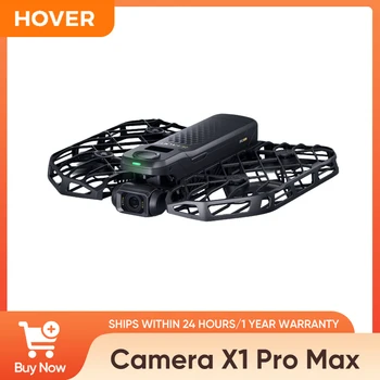 HOVERAir X1 PROMAX 8K: Drone Pieghevole, Velocità 42 KM/H, Modalità di Seguito, 10+ Modalità di Volo Automatico, Volo su Ogni Terreno.