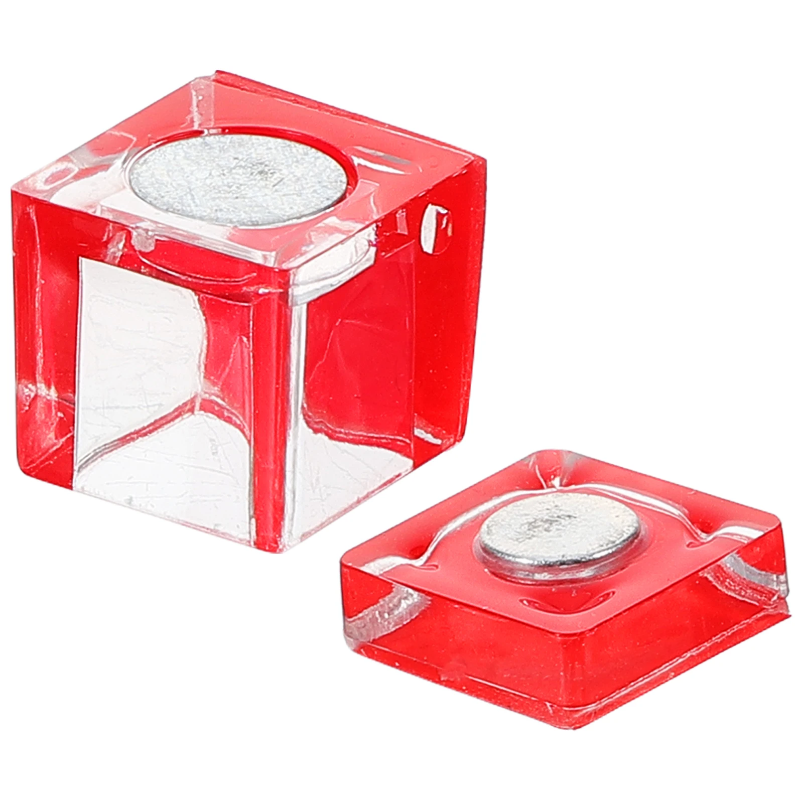 1 Set Acrylic Transparent Magnetic Magnet Cabinet Latch Closure for Glass Cupboard Display Self-Adhesive Latch Magnetic Catch