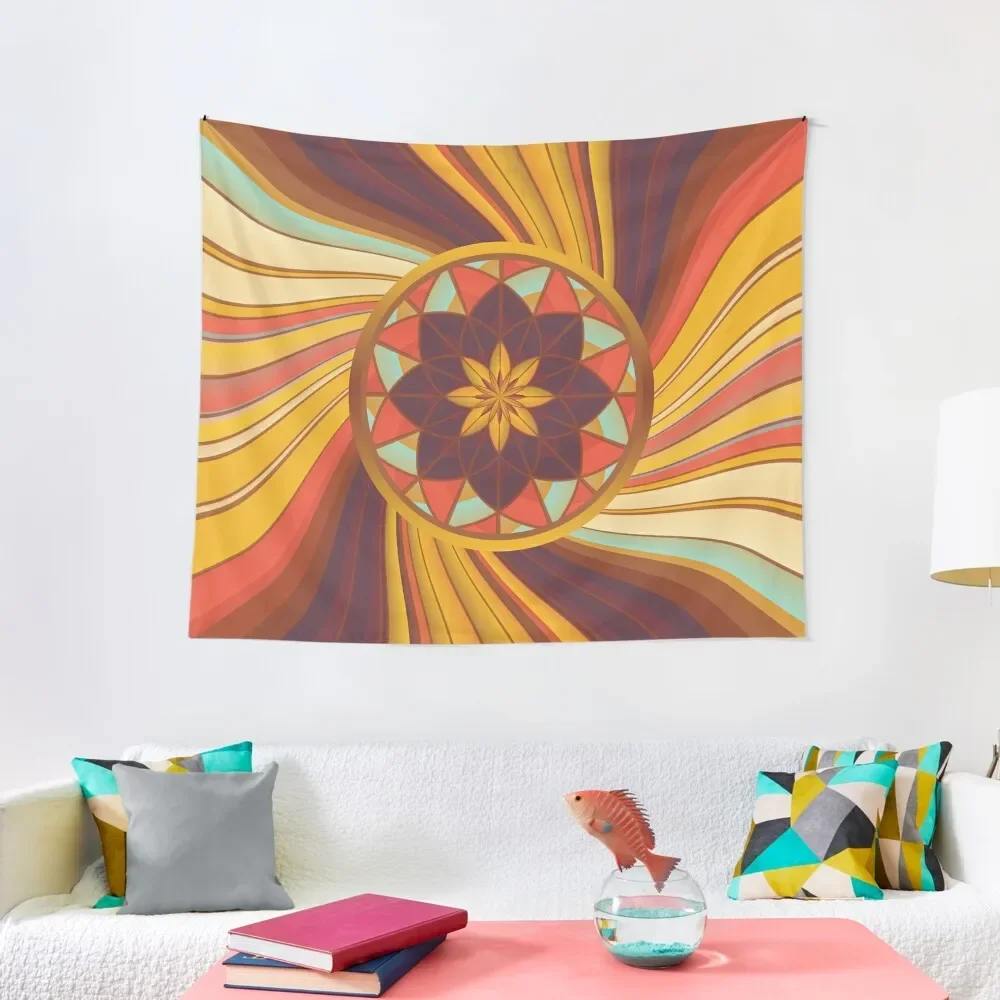 

Floral vortex Tapestry Wall Hanging Wall Wall Art Tapestry