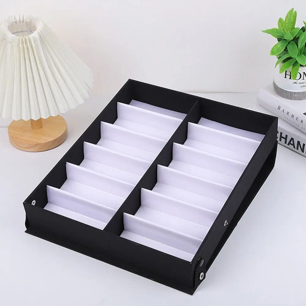 Brillen ablage 12 Steckplätze Sonnenbrille Aufbewahrung ständer  Sonnenbrille Vitrine verstellbare Brille Organizer Box Brillen regal halter  - AliExpress