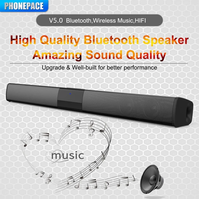 HOMEFISH Wireless Bluetooth Sound bar Speaker System Super Power Speaker Surround Stereo Home Theater TV Projector 2