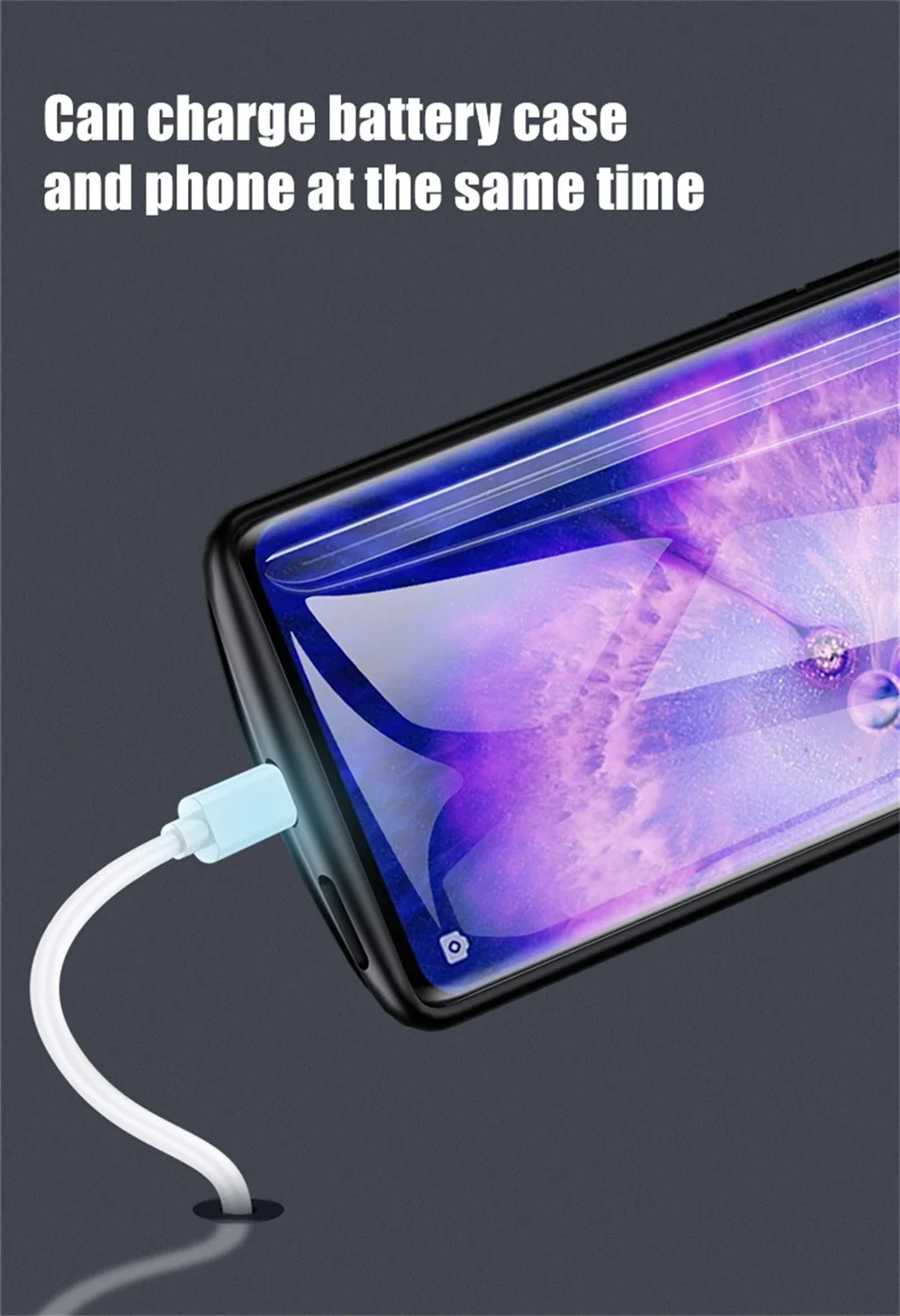 Battery Charger Case For Xiaomi Poco X6 Pro/X6/X6Neo Power Bank