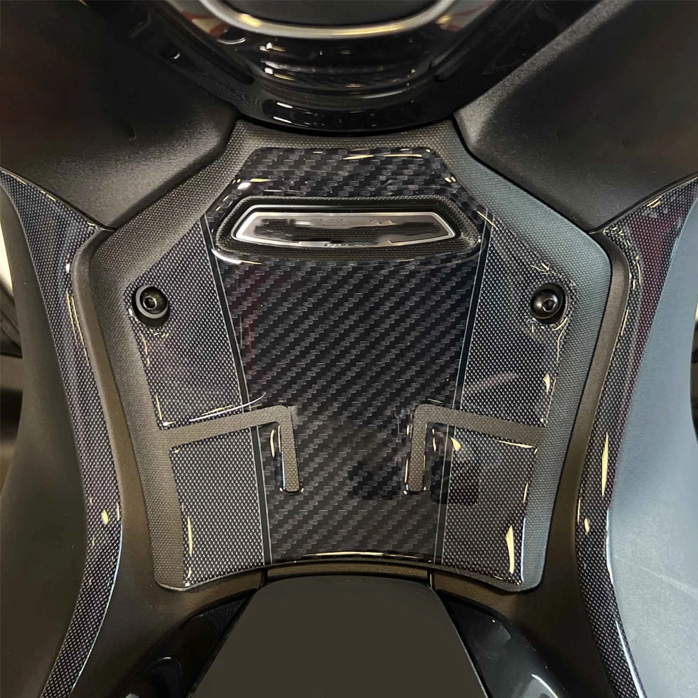 For yamaha tmax 560 2022 Central pedal protection Sticker 3D Tank pad Stickers Oil Gas Protector Cover Decoration